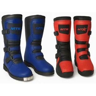 Botas de cross colores azul o roja