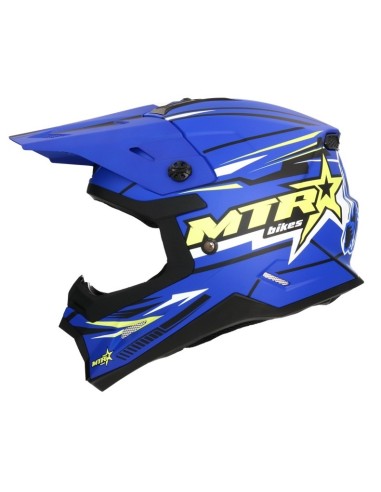 Casco shiro MTR MX-308 Azul