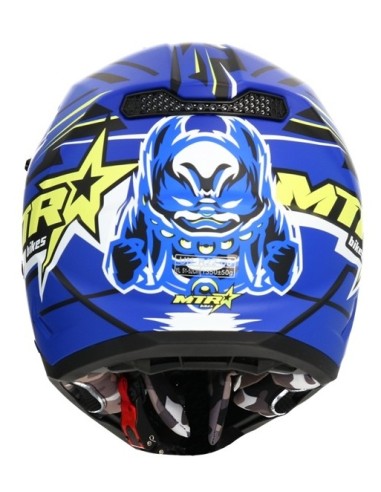 Casco shiro MTR MX-308 Azul