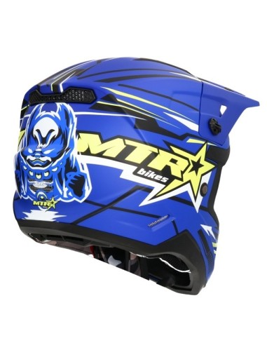 Casco shiro MTR MX-308 Azul