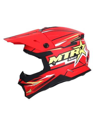 Casco shiro MTR MX-308 Rojo