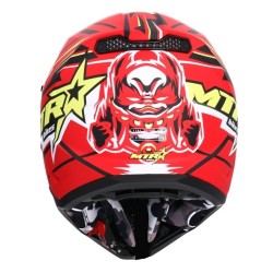 Shiro MTR MX-308 Red Helmet
