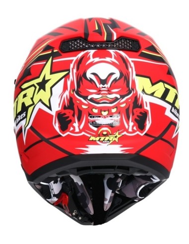 Casco shiro MTR MX-308 Rojo