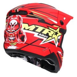 Casco shiro MTR MX-308 Rojo