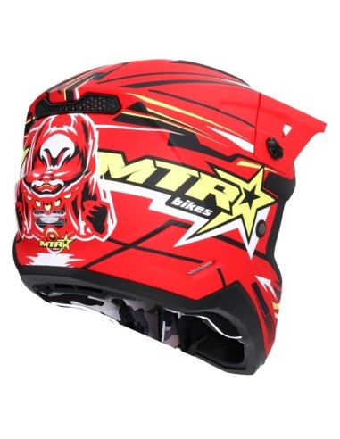Casco shiro MTR MX-308 Rojo