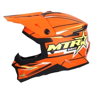 Casco shiro MTR MX-308 Naranja 2