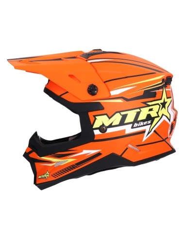 Casco shiro MTR MX-308 Naranja