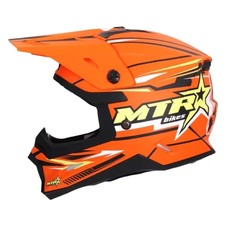 Casco shiro MTR MX-308 Naranja