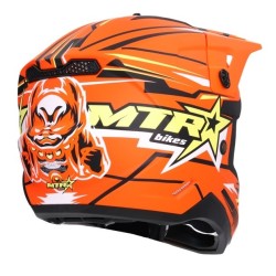 Casco shiro MTR MX-308 Naranja