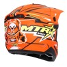 Shiro MTR MX-308 Orange Helmet