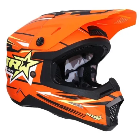 Casco shiro MTR MX-308 Naranja