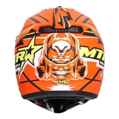 Casco shiro MTR MX-308 Naranja