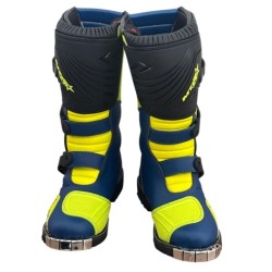 Boots off road blue settlement