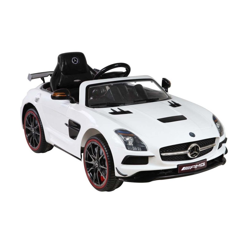 Electric car Mercedes SLS AMG White