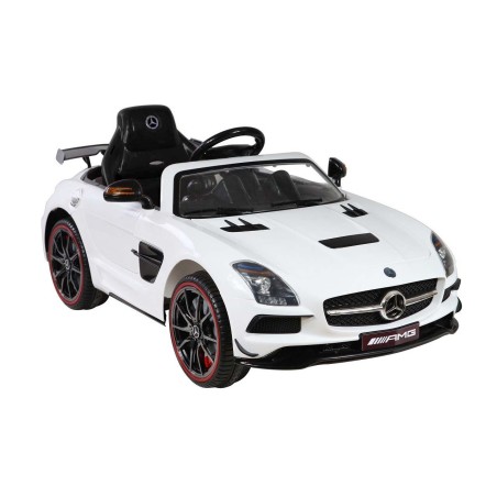 Electric car Mercedes SLS AMG White