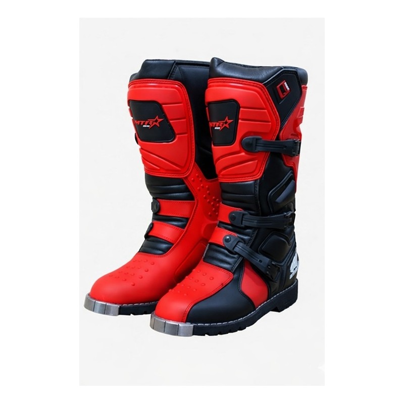 Botas de cross roja LIQUIDACION