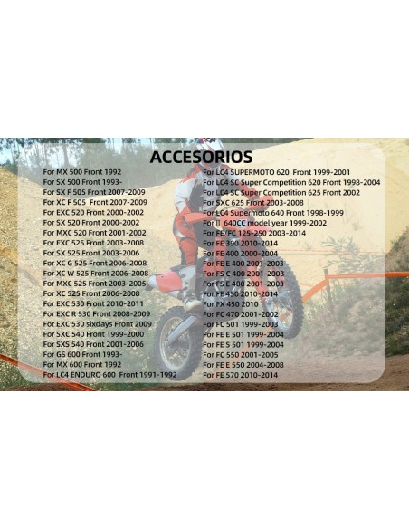 Front disc floating 320mm