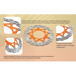 Front disc floating 320mm