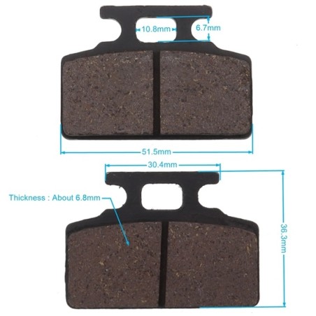 F brakes pads