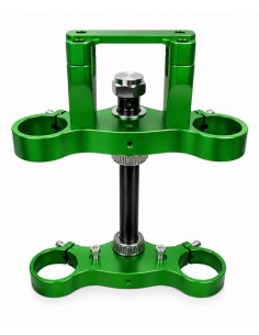 Triple clamps assy 165mm CNC GREEN