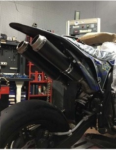 Exhaust 2 muffler for super racer 2