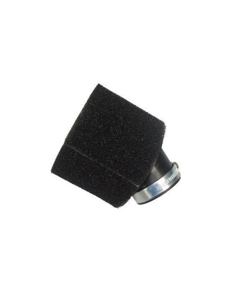 Filtro aire uni acodado 38mm