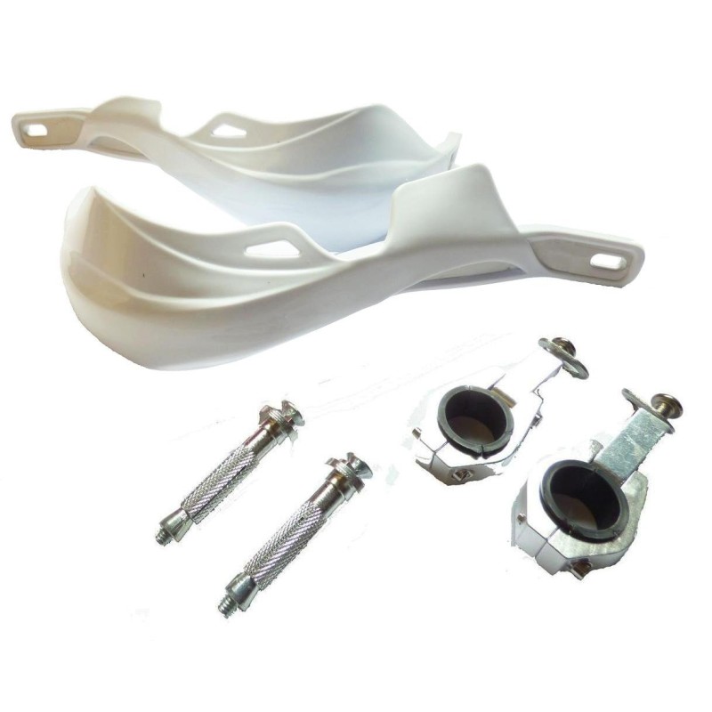 CUBREMANOS ALUMINIO 28MM BLANCO