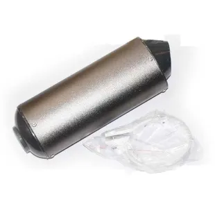 SILENCIOSO OVAL TITANIO 