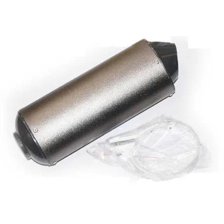 SILENCIOSO OVAL TITANIO 