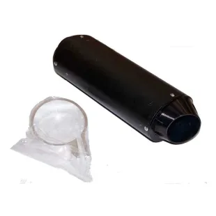 SILENCIOSO OVAL NEGRO 