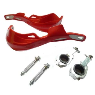ALUMINUM HANDLEBAR PROTECT 22/28MM RED