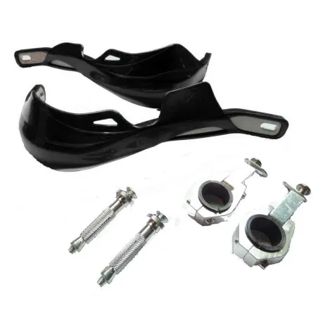 BLACK ALUMINUM HANDLEBAR PROTECT 22/28MM