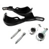 BLACK ALUMINUM HANDLEBAR PROTECT 22/28MM