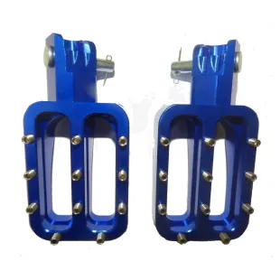 CNC FOOTPEG ALLOY BLUE 2