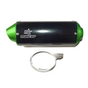 SILENCIOSO PIT BIKE CNC COLA VERDE
