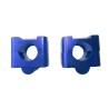 Adaptadores manillar 28 cnc azul