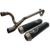 Exhaust 2 muffler for super racer