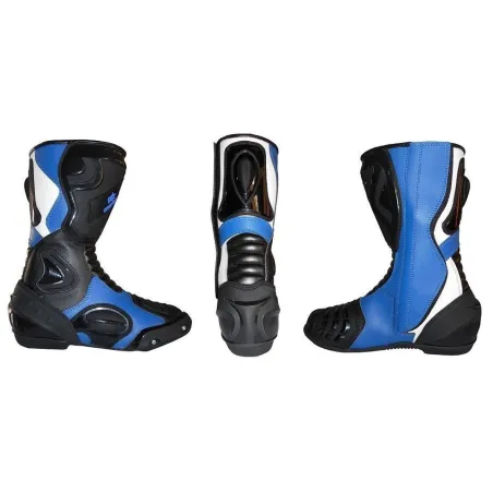 Botas de supermotard azules