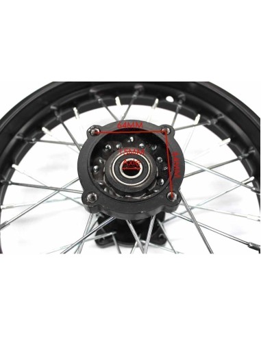 LLANTA PIT BIKE 12" / 14" BUJE ANCHO