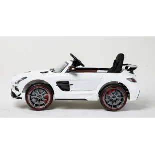 Electric car Mercedes SLS AMG White 2