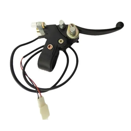 Soporte y maneta derecha miniquad electrico