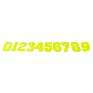 Numeros decorativos Fluor para dorsales