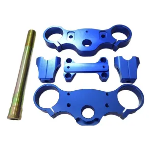 Tijas completas 170mm CNC azules