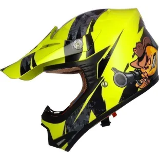 Casco shiro MTR MX-306 fluor 2
