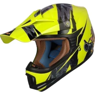 Casco shiro MTR MX-306 fluor