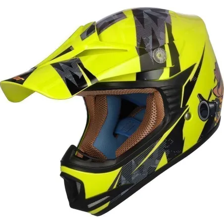 Casco shiro MTR MX-306 fluor