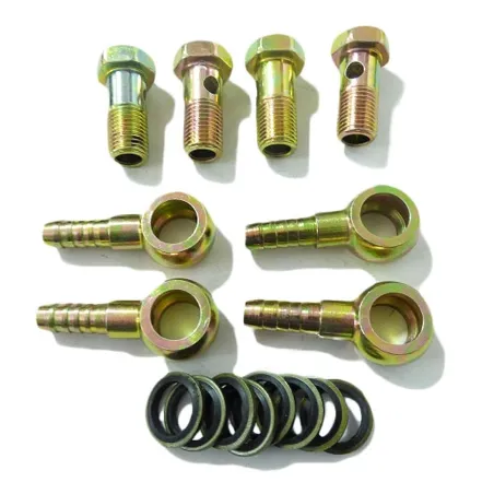 Set assy bolts and fittings M12 twin oil cooler