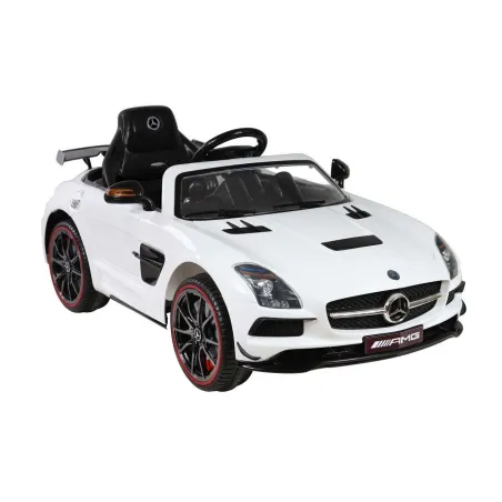 Coche electrico MERCEDES SLS deportivo blanco