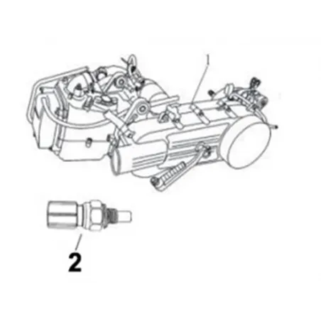 Left cranckase cover SCOOTER