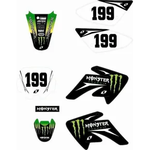 Monster energy stickers crf70
